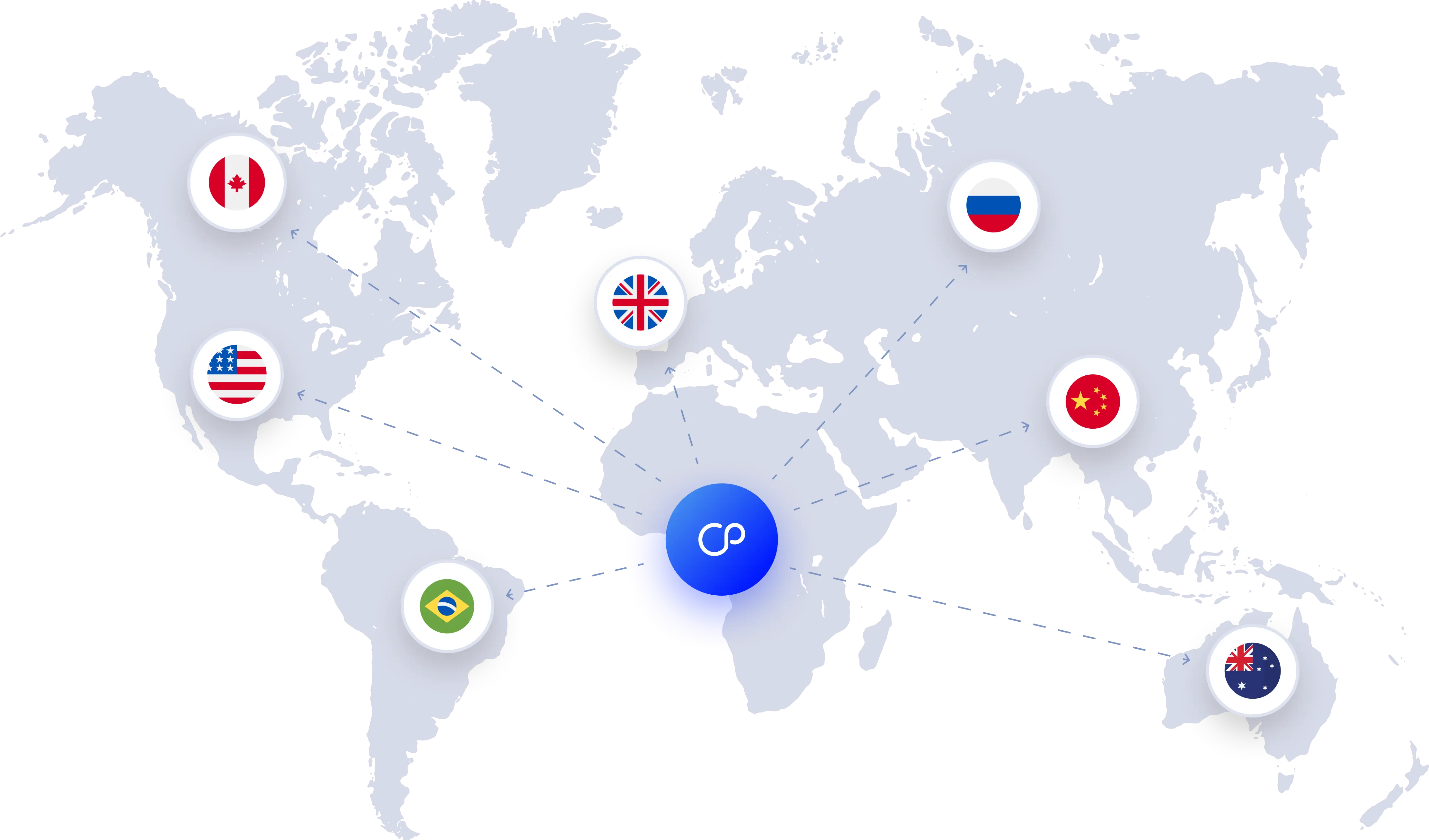 CredPal global credit history - Take your credit anywhere with connections to Canada, USA, UK, Russia, China, Australia, and Brazil